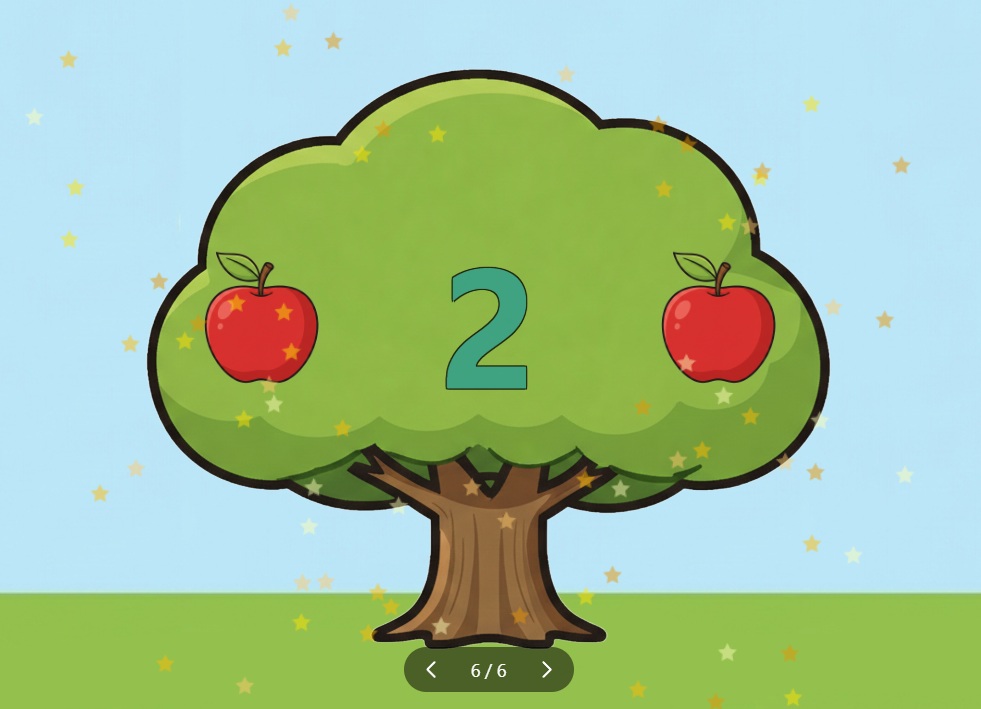 Portada del juego Árboles y manzanas. El número 2